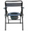 Folding Portable Steel Commode with Safety Lock 6