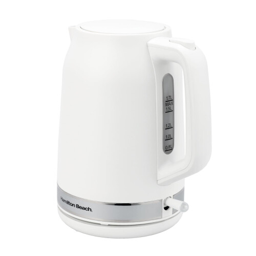 Hamilton Beach Ella 1.7L Matte White Kettle 1