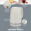 Hamilton Beach Ella 1.7L Matte Cream Kettle 7