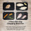 Tower Tower T847041 4pce Chopping Board Set with Stand, Black 3