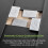Tower Tower T847041 4pce Chopping Board Set with Stand, Black 4