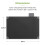Tower Tower T847041 4pce Chopping Board Set with Stand, Black 8