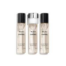 CHANEL BLEU Eau de Toilette Recharge 3 x 20 ml | Parfum Homme Nomade & Raffiné