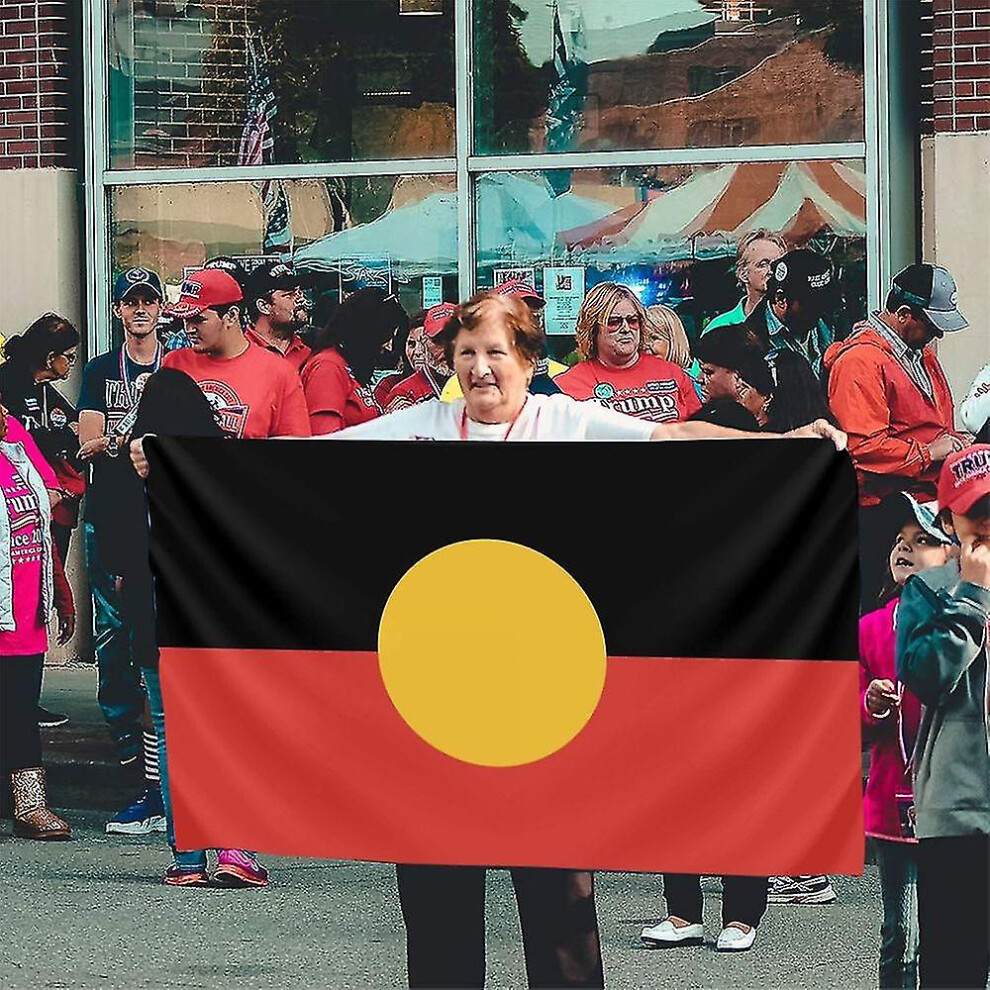 (60 x 90cm) Custom Flag 90x150cm Australian Aboriginal Flag Outdoor Polyester Flag Home Decoration Flag