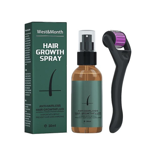 30ml Beard Growth Kit, Beard Kit With Beard Roller Beard Growth Serum Spray, Beard Growth