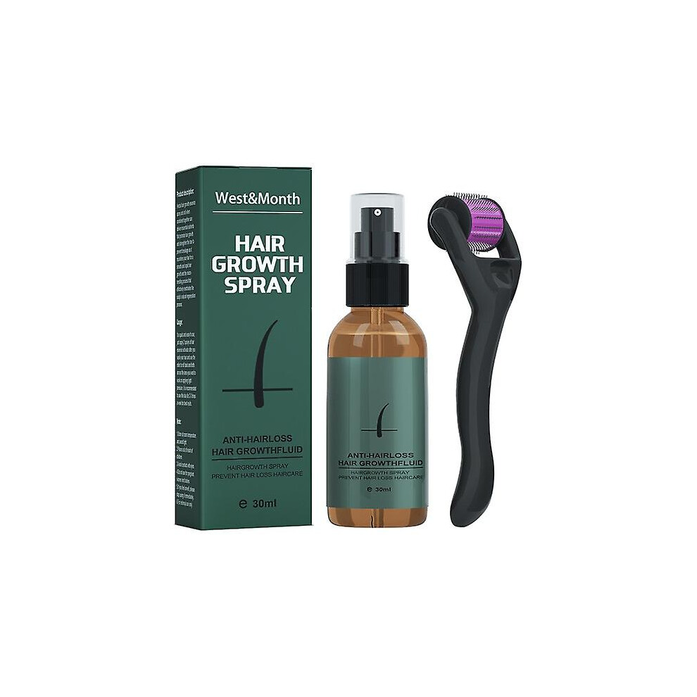 30ml Beard Growth Kit, Beard Kit With Beard Roller Beard Growth Serum Spray, Beard Growth