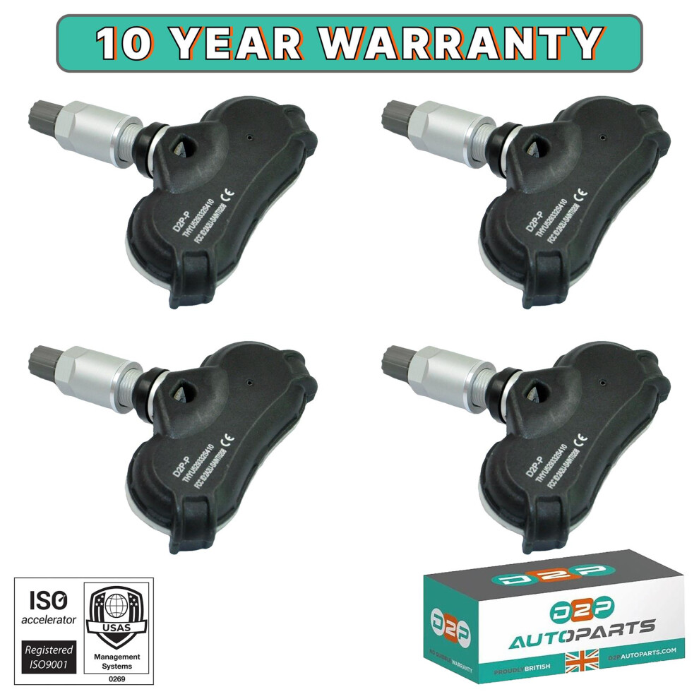 4X Tyre Pressure Sensor For Hyundai Tucson Ix35 Tpms 529332S410e 5060414642987