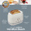 Hamilton Beach Ella 2 Slice Matte Cream Toaster 8