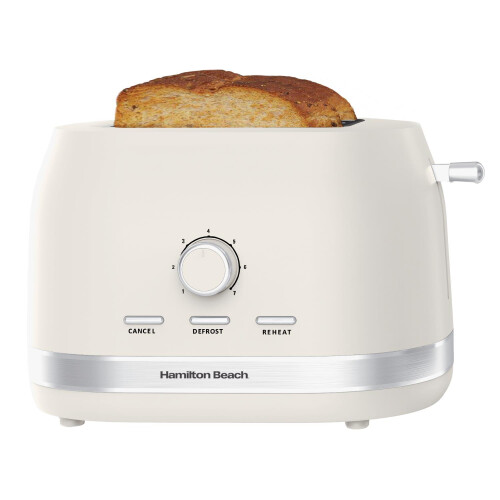 Hamilton Beach Ella 2 Slice Matte Cream Toaster 2