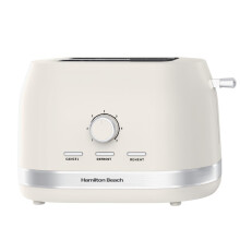 Hamilton Beach Ella 2 Slice Matte Cream Toaster