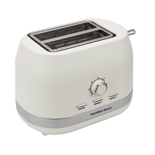 Hamilton Beach Ella 2 Slice Matte Cream Toaster 1