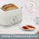 Hamilton Beach Ella 2 Slice Matte Cream Toaster 7