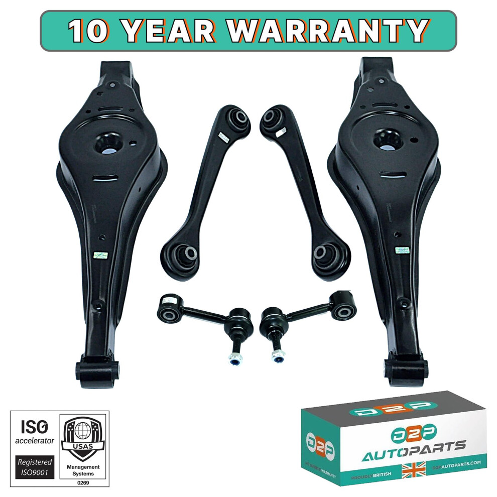 Rear Control Wishbone Arm Kit For Seat Altea 5P1 5P5 5P8 Leon 1P1 5060520801131