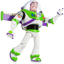 Store Buzz Lightyear Interactive Talking Action Figure From Toy Story, 11 Inch, Features 10 English Phrases, Interacts With Other Figures And Toys