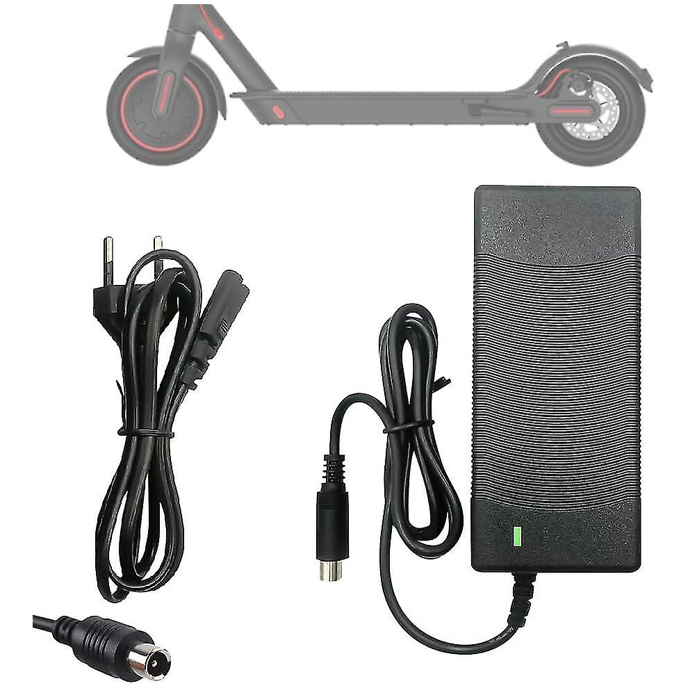 Charger For Xiaomi M365, 42V 2A Electric Scooter Charger, Fast Battery Charger Light