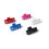 (Pink) 2 Pcs Plastic Badminton Racket Stringing Machine Tool Racquet Load Spreader 6