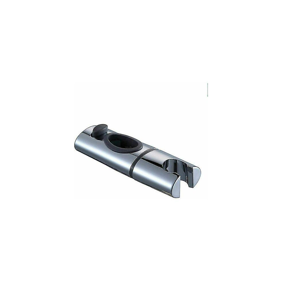 Chrome Abs Shower Head Holder Shower Rod Clamp 360 Rotating Hand Shower Holder For Oval Bathrooms