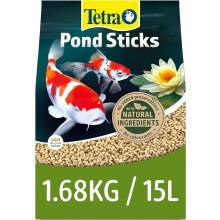 Tetra Pond Fish Food Sticks 1.68kg - biologically balanced for pond fish