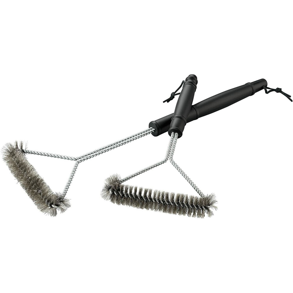 2 x Wire Triangle Grill Brush Barbecue Cleaning Cleaner Scraper Tool