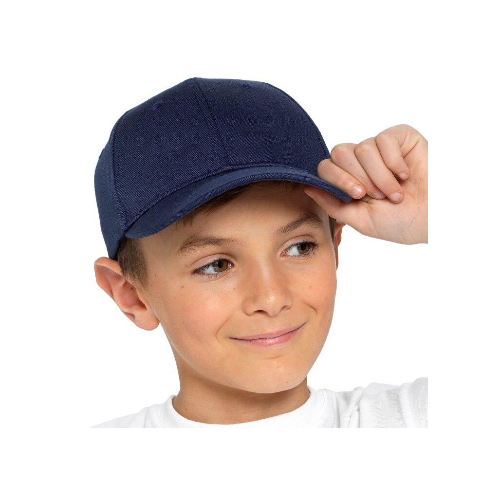 (Navy) Kids Baseball Cap Adjustable Boys and Girls Hat