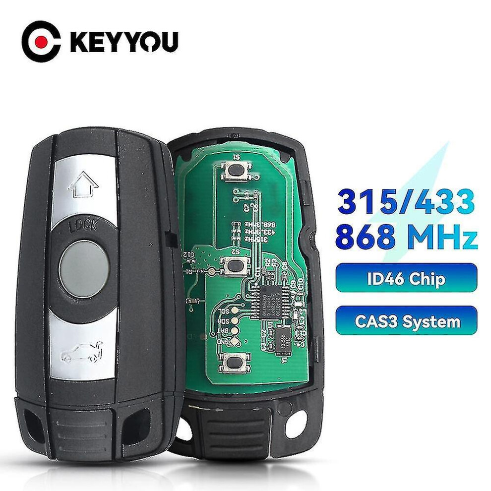 Replacement 868mhz 3 Buttons Control Car Smart Remote Control Key Kr55wk49123 For Bmw E60 E61 E70 E7-image-OPC-PDNN2TY-NEW