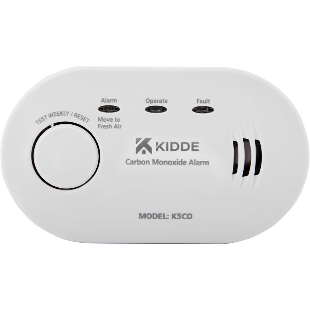 Kidde 5CO Battery Powered Carbon Monoxide Alarm 10 Year Life