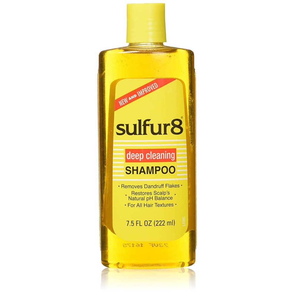 Sulfur 8 Deep Cleaning Shampoo for Dandruff 7.5 Oz