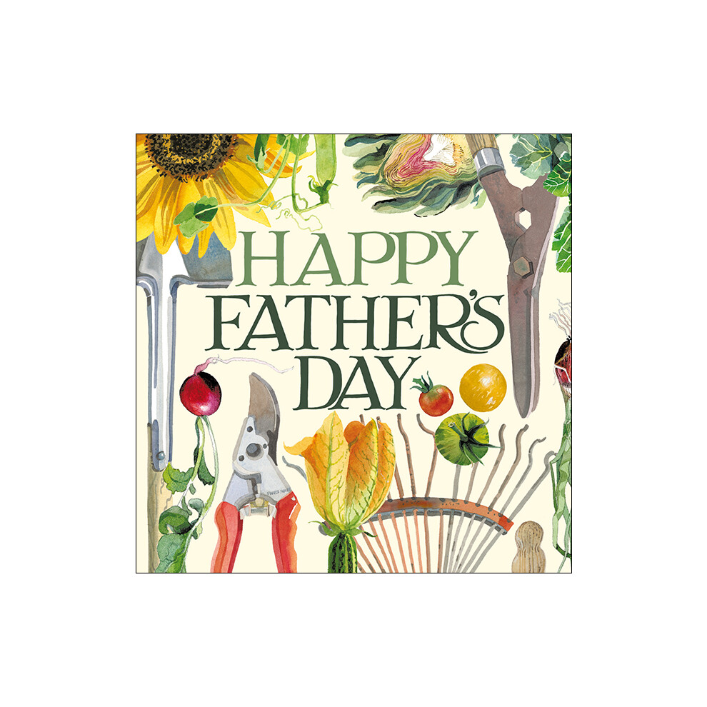 Woodmansterne Emma Bridgewater Father's Day Mr Fingers Father's Day Greeting Card Green