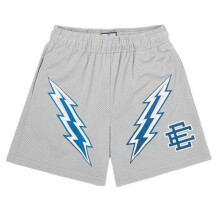 (Gray, M) Eric Emanuel EE Basic Shorts Men Casual Fitness