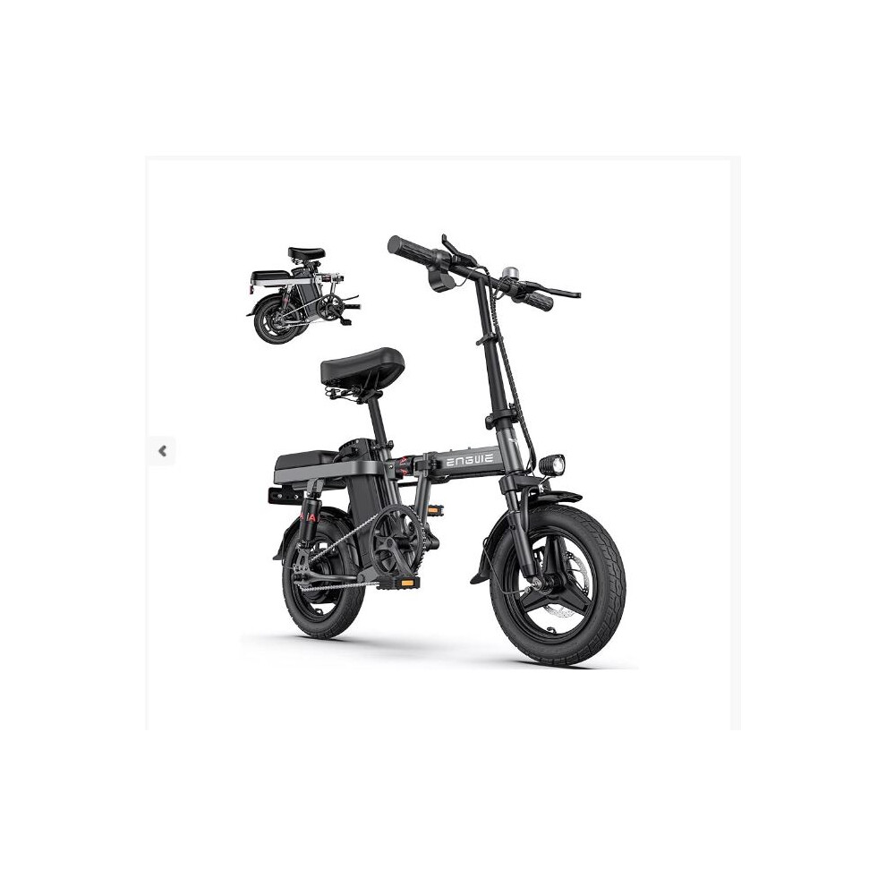 Electric Bikes ENGWE T14 Folding 14" 48V10Ah E-Bike Grey