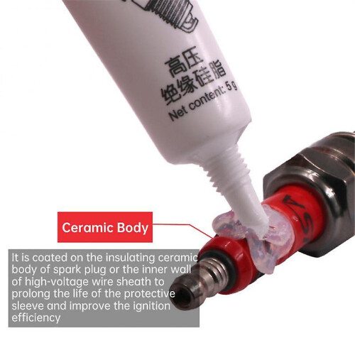 Car Spark Plug Insulating Grease High Voltage Electrical Insulation Silicone Grease Low Temperature 1
