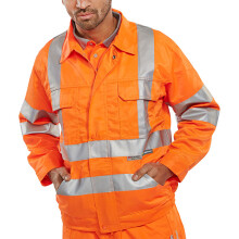 Beeswift - RAIL SPEC Hi Vis JACKET - Orange