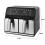 EMtronics EMtronics 8 Litre Dual Air Fryer - Silver 4