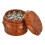 Wooden Grinder Capacity 4-layer Grinder With Pollen Scraper Suitable For Home Kitchen Brown Kb 4