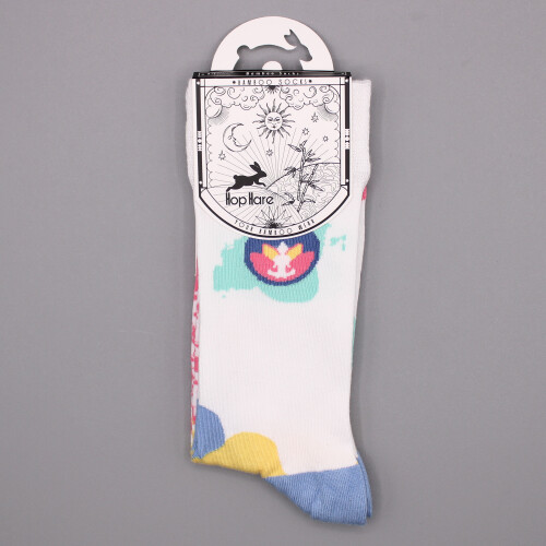 (Meditation) Hop Hare Bamboo Socks - (7 Designs S - M) 2