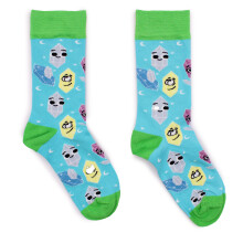 (Lucky Gemstones) Hop Hare Bamboo Socks - (7 Designs S - M)