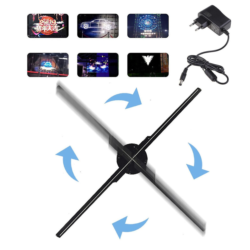 3D Holo Graphic Advertising Projector 3D Hologram Advertising Displayer Pc 42Cm Light