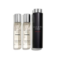 ALLURE HOMME SPORT eau de toilette vaporisateur nomade et ses deux recharges 3 x 20 ml