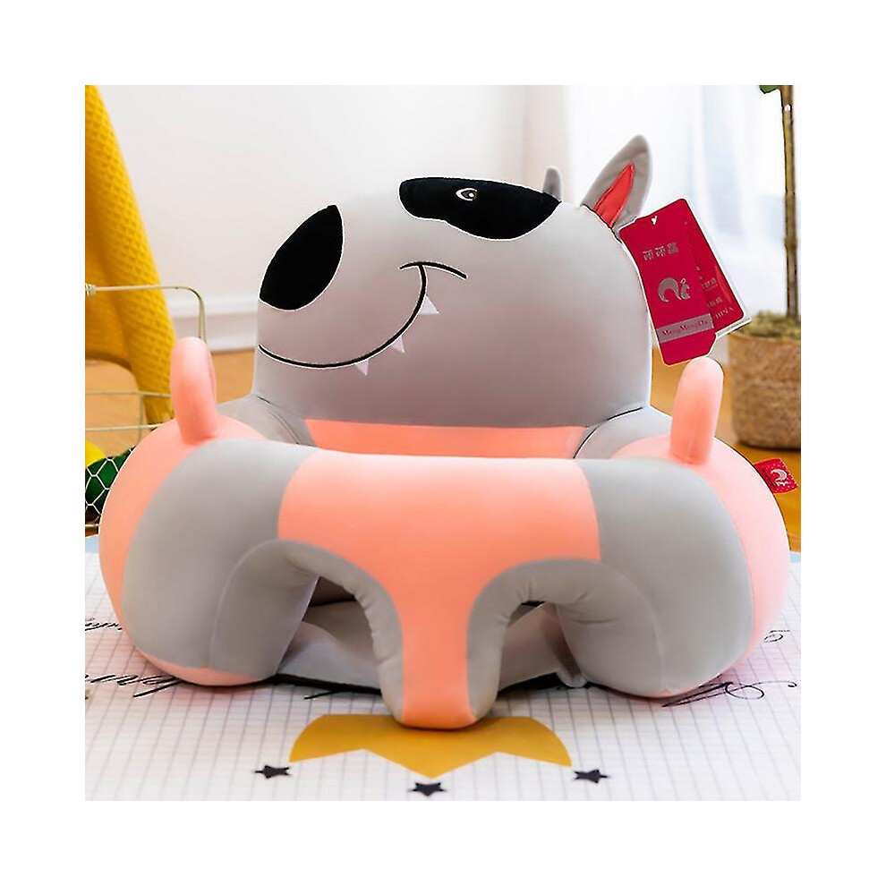 (the dog) Animal Shaped Kids Learning Sitting Chair Cover Support Sofa Infant Plush Seats-image-OPC-PDNNXKR-NEW
