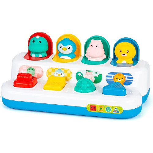 (Animal Models) Fun Pop-Up Sensory Toy for Baby Development