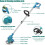 Cordless Strimmer Grass Trimmer+Battery+Charger-Replace 7