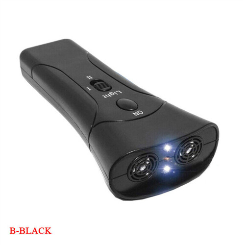 (B?Black?) LED Pet Dog Anti Barking Stop Bark Training Repeller Control Device Ultrasonic