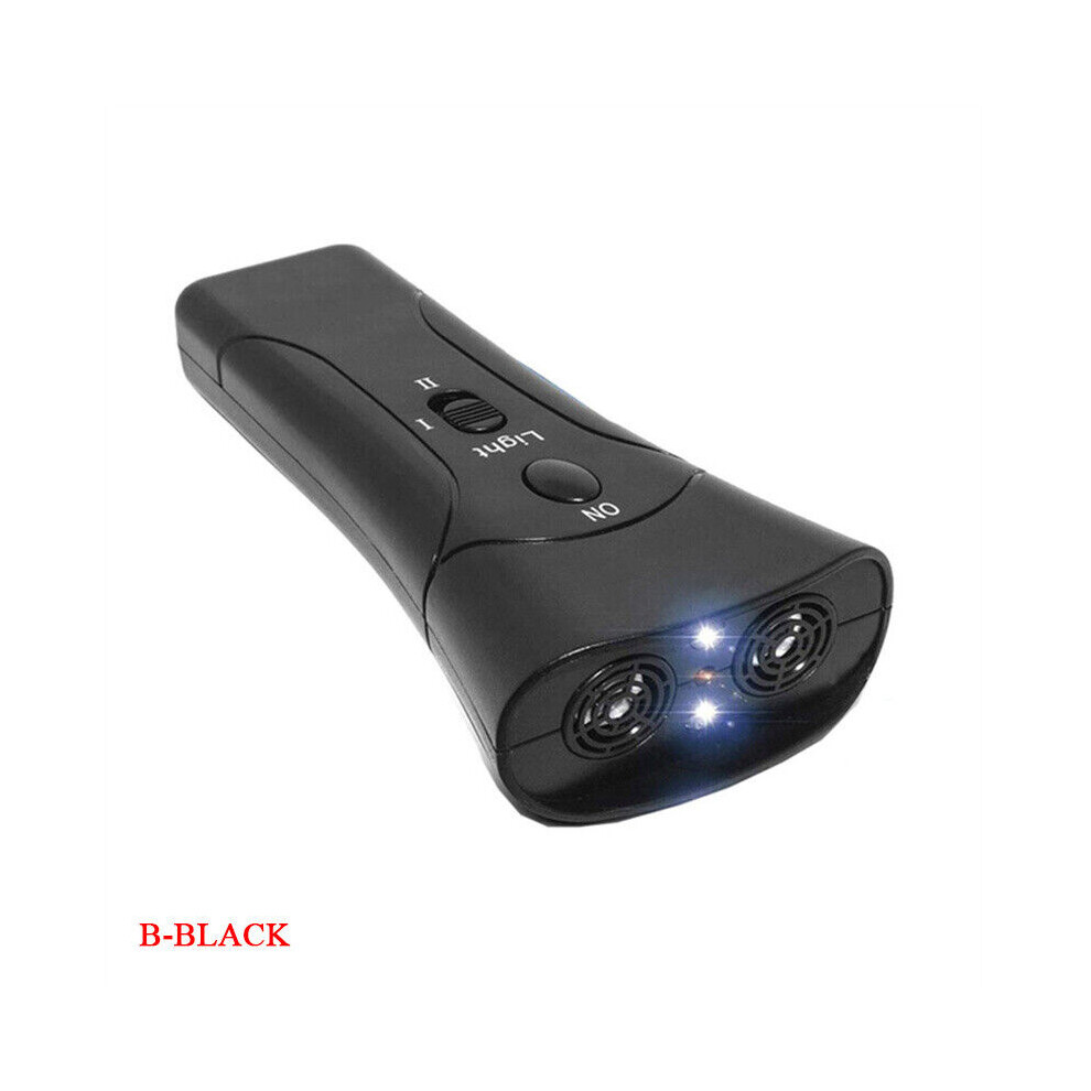 Xylfly (B?Black?) Led Pet Dog Anti Barking Stop Bark Training Repeller Control Device Ultrasonic Black