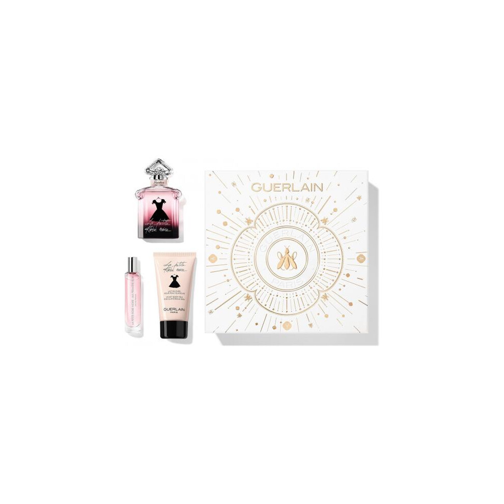 Guerlain La Petite Robe Noire 3 Pcs Set: 1.6 Eau De Parfum Spray + 0.3 Eau De Parfum Spray + 2.5 Body Lotion (Hard Box)