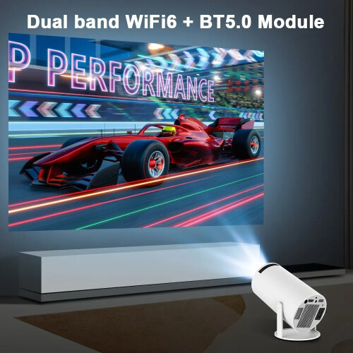 (Grey) Magcubic Projector HY300 PRO 4K Android 11 Dual Wifi6 2