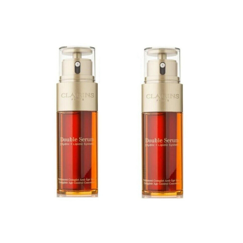 (Set of 2) Clarins Double Serum Anti-Age Complet - 1.6oz/50 ml