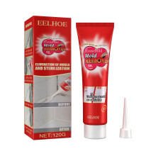 (red, strike-off board) ,mold Remover Gel Household Mold Remover Gel, Cleaner Mold Remover Gel, Mildew Cleaning Home Tile Bathtub Mildew Remover Gel For Washing Machin