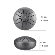 Black Friday 2023 Buddha Stones Mini Steel Tongue Drum, Mini Handpan Drum, Worry-free Drum, Handpan Drum, For Kids Adults Education Entertainment Medi