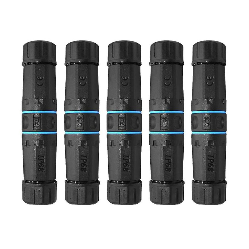 5 Pcs Rj45 Connectors Ip68 Waterproof Shielded (Stp) Cat6 Ethernet Lan Cable Connector 9152336221619